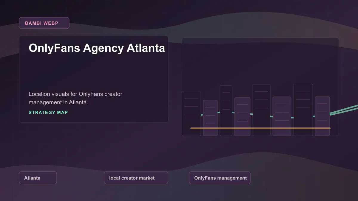 OnlyFans Agency Atlanta - Strategy map Generated WebP visual for OnlyFans Agency Atlanta showing strategy map context for Atlanta, local creator market, OnlyFans management.